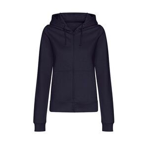 Awdis Womens/Ladies College Hoodie / New French Navy
